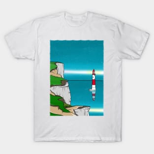 Beachy Head lighthouse England T-Shirt